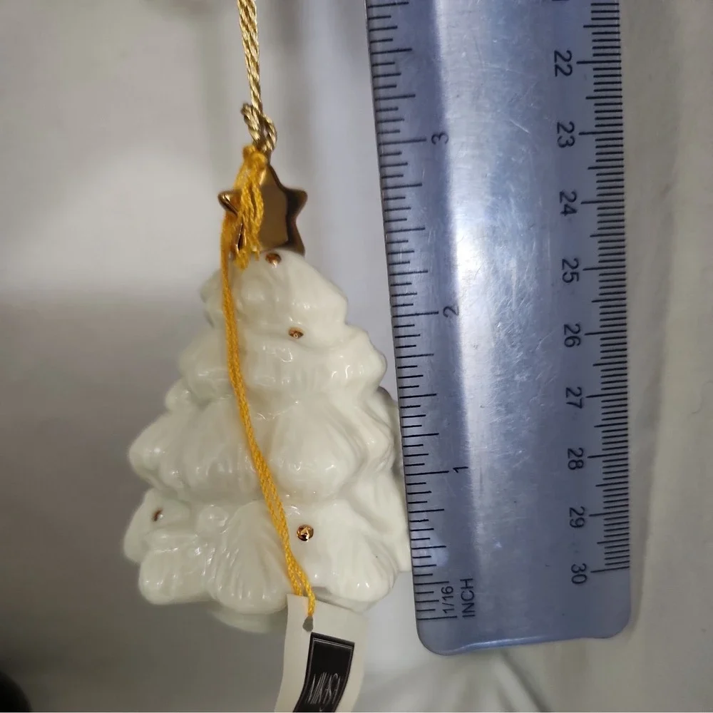 Mikasa Holiday Elegance Christmas Tree Ornament With Gold Accent Fine‎ China